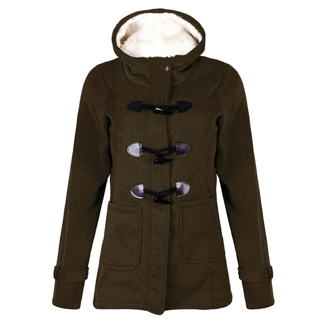 Samantha - Long winter coat with hood for women