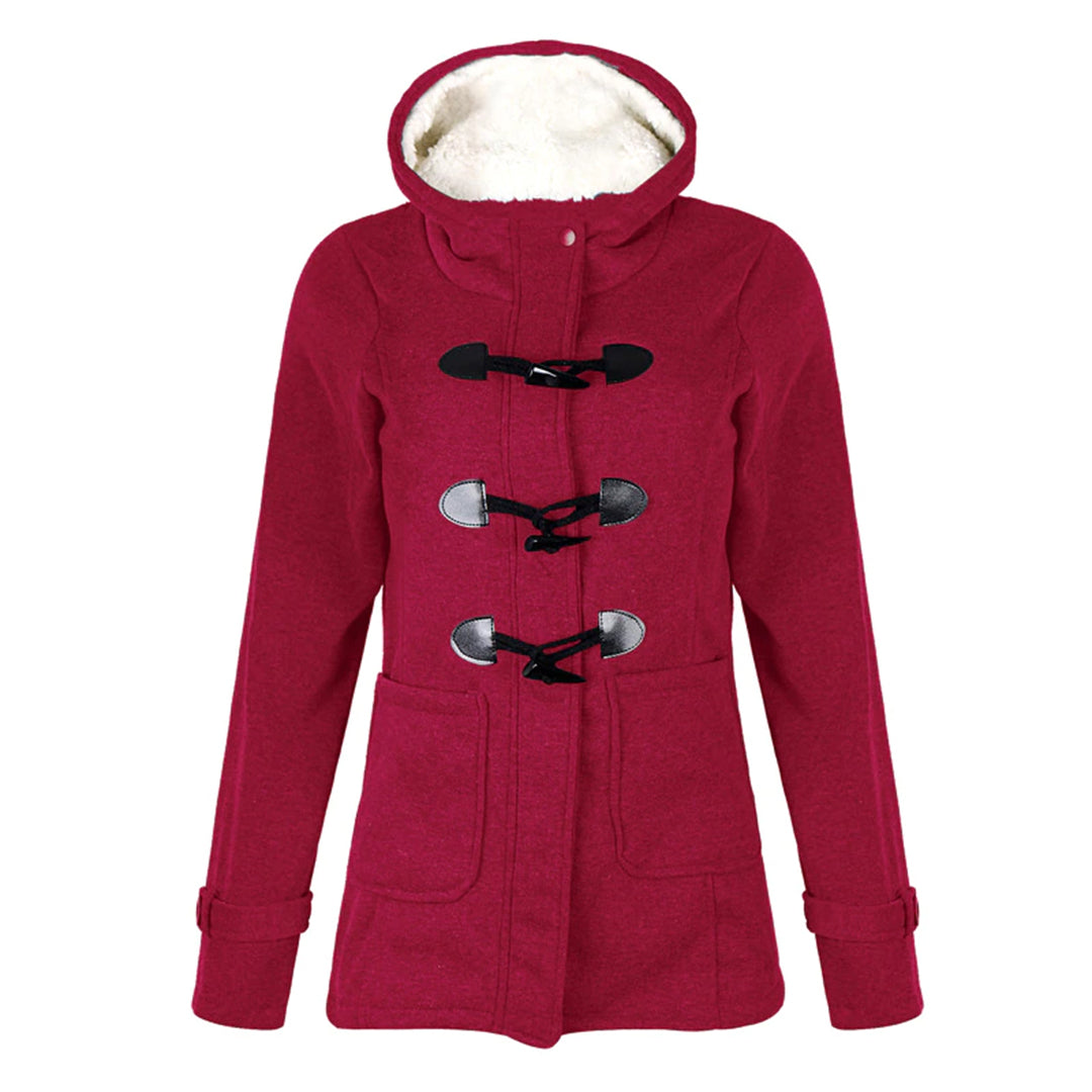 Samantha - Long winter coat with hood for women