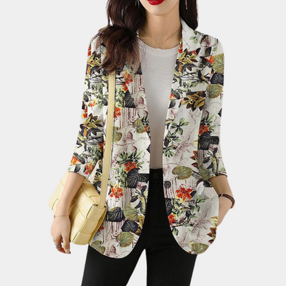 Sharinda - Bloemen blazer voor dames