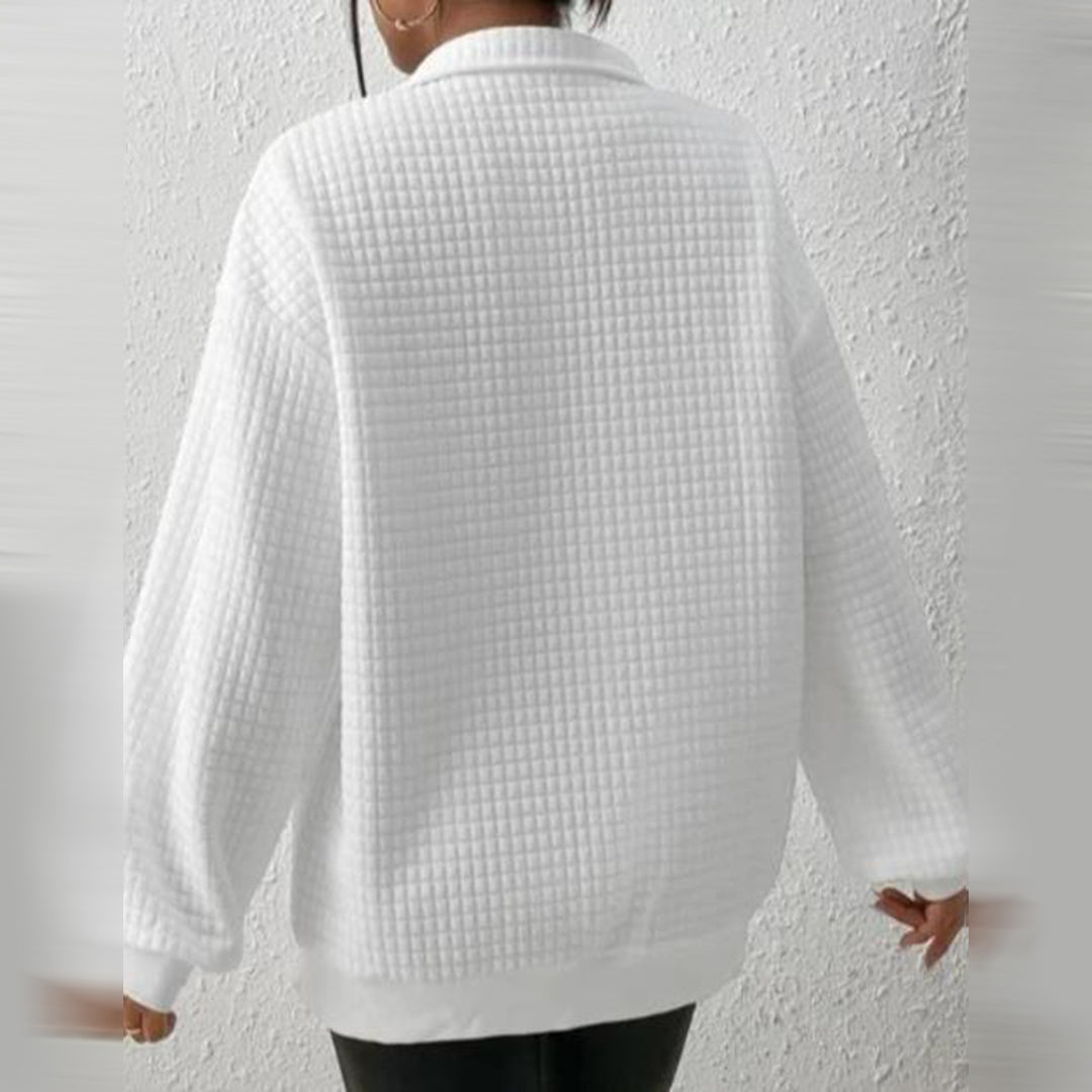 ELEGANT - Sweater with zipper