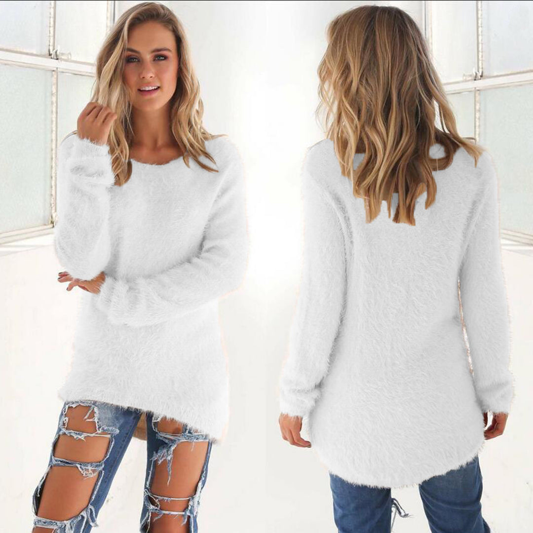 AMELIA - Casual fluffy sweater