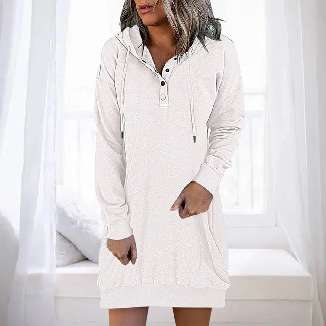 ALLEGRA - Casual hoodie dress