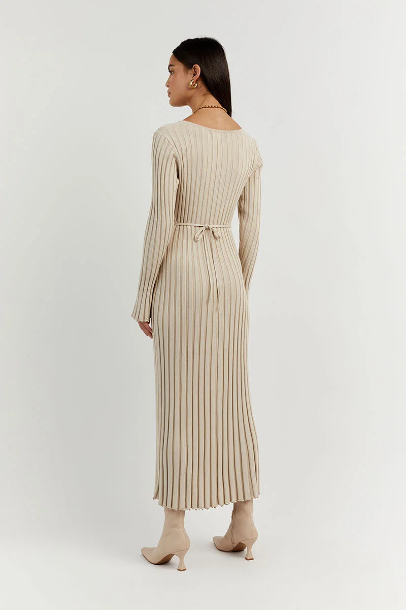 Serafina | V-neck midi dress [50% OFF] 