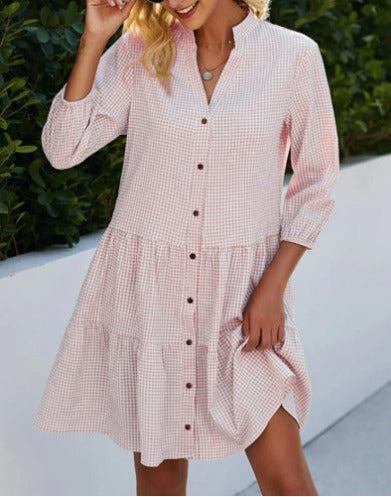 Lorelei© - Casual summer dress with button closure 