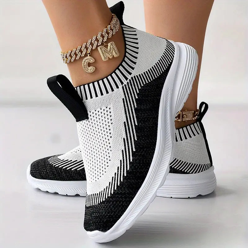 CLAIRE - Women's knitted casual sneakers