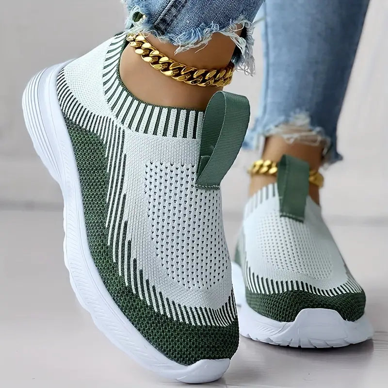 CLAIRE - Women's knitted casual sneakers