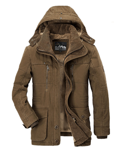 Colton - Men's winter jacket with fleece 