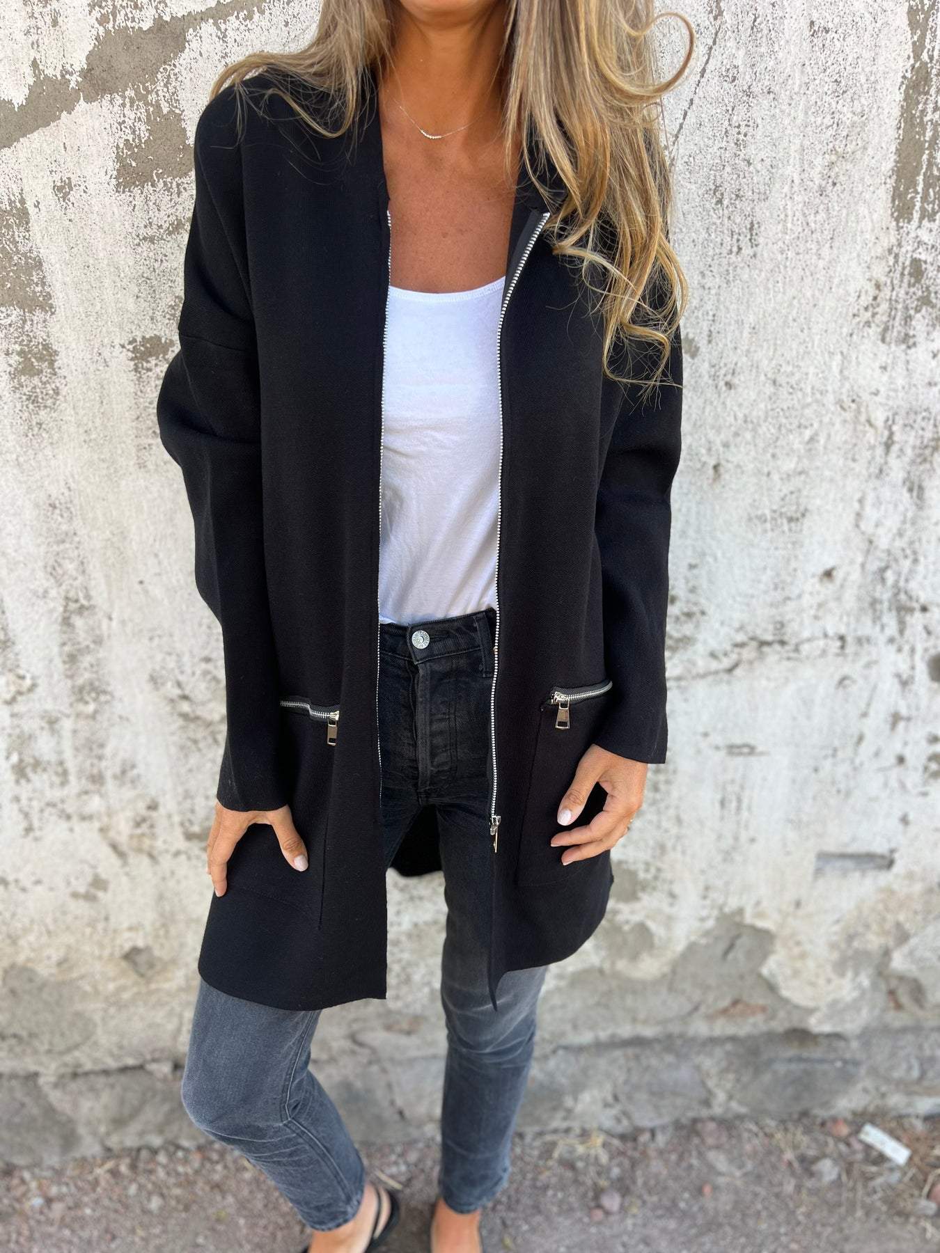 Jula | Long sleeve zip vest