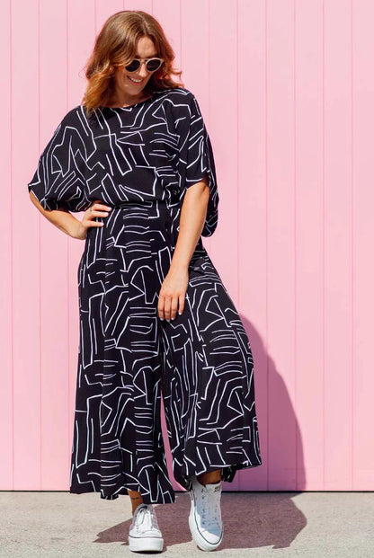 Jumpeze™ | Zwart Femme Jumpsuits