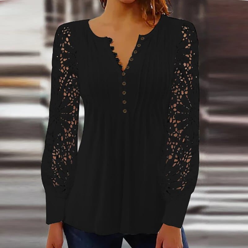 Josephine - Elegant blouse with long sleeves 